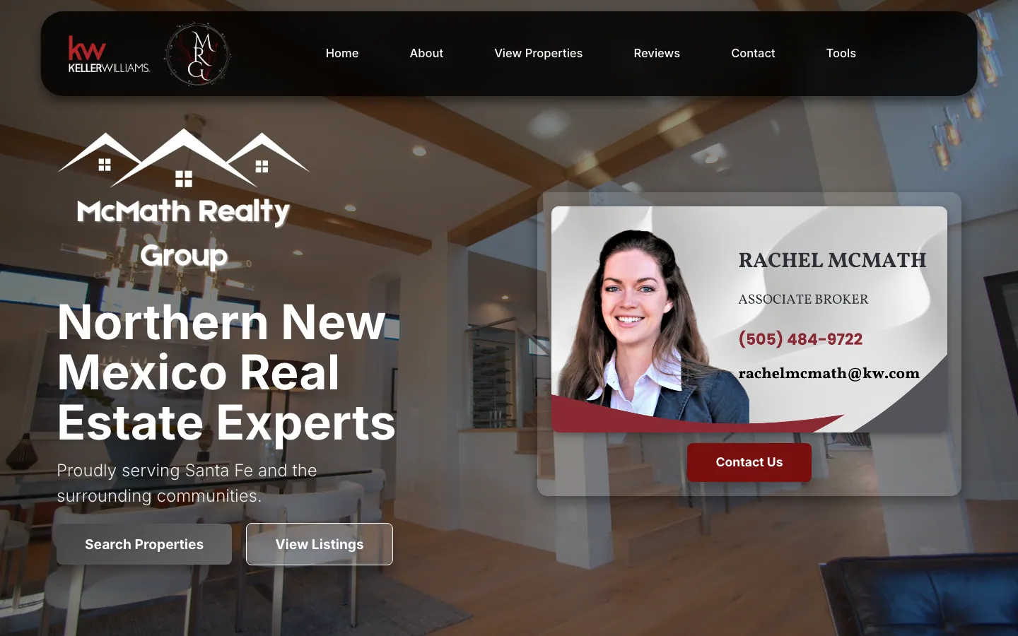 McMath Realty Group website preview